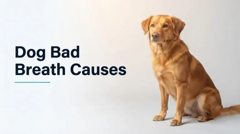 Dog bad breath causes