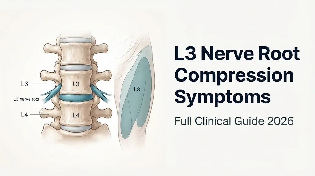 L3 nerve root compression symptoms
