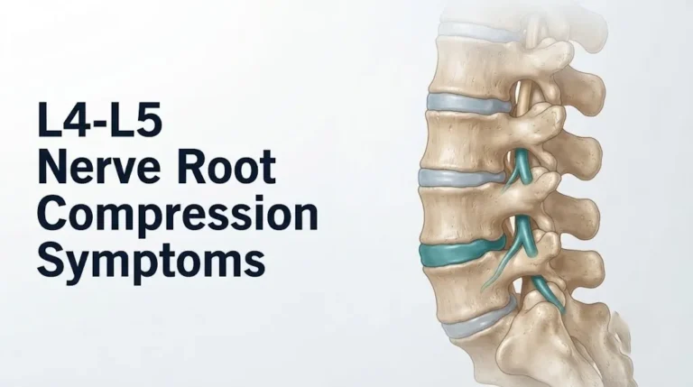 L4-L5 nerve root compression symptoms