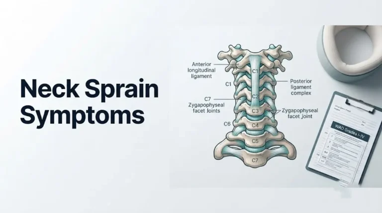 Neck sprain symptoms
