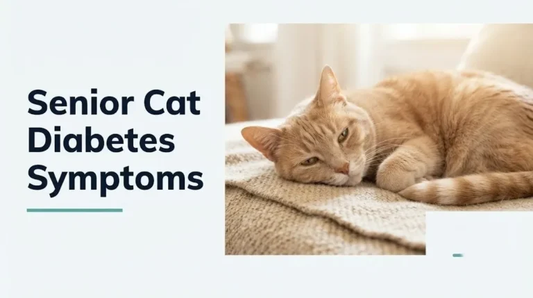Senior cat diabetes symptoms