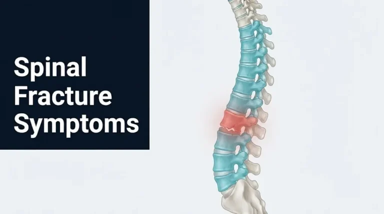 Spinal fracture symptoms