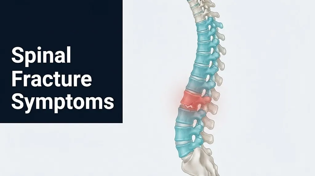 Spinal fracture symptoms