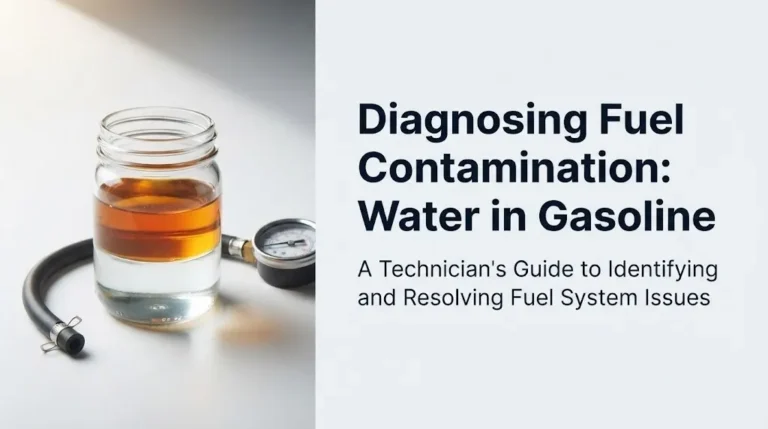 Water in gas tank symptoms