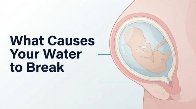 What causes your water to break
