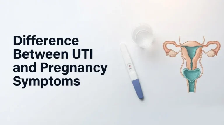 difference between UTI and pregnancy symptoms
