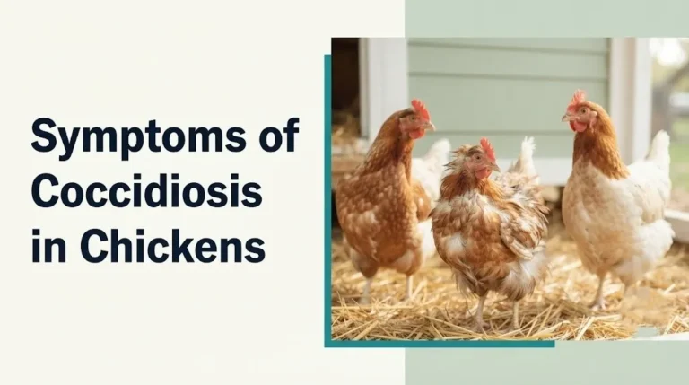 symptoms of coccidiosis in chickens