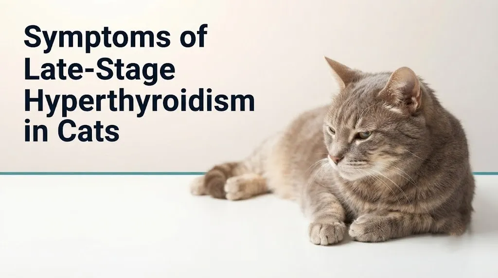 symptoms of late-stage hyperthyroidism in cats