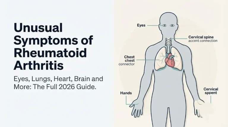 unusual symptoms of rheumatoid