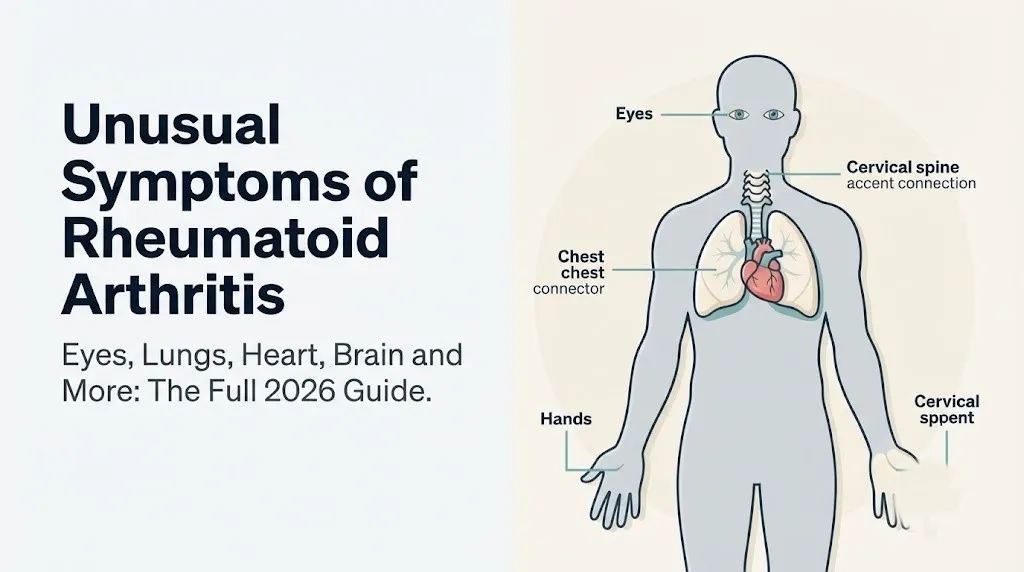 unusual symptoms of rheumatoid