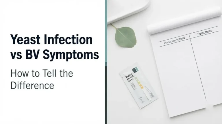 yeast infection versus