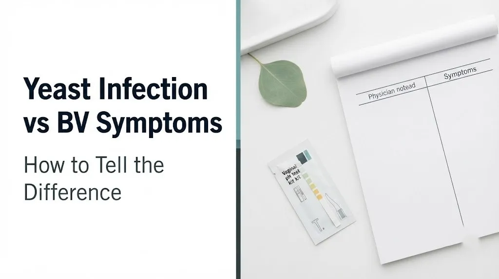 yeast infection versus